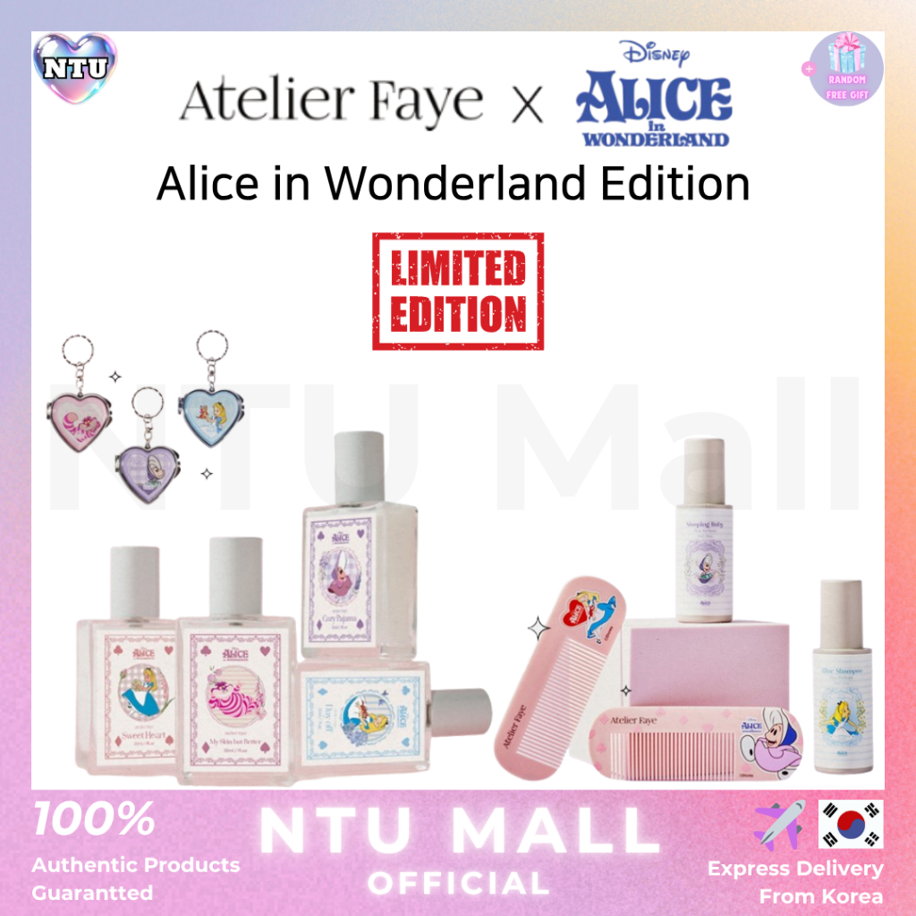 [Atelier Faye] < Alice in Wonderland > MỚI Alice in Wonderland Collabo 30ml (Nước hoa tóc / Nước hoa