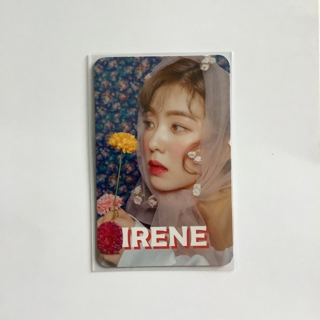 Irene Sappy Camellia Photocard – Red Velvet Limited Edition Official Irene (Red Velvet) photocard từ