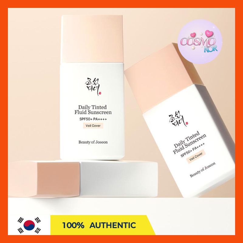 NEW Beauty Of Joseon Daily Tinted Fluid Sunscreen SPF50+ PA++++ (3 Colors) kem chống nắng