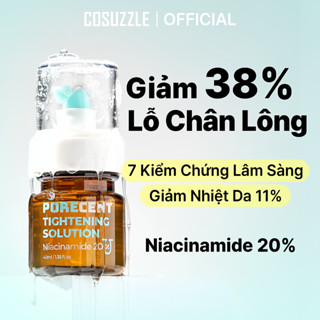  Porecent Niacinamide 20% 40ml Vitamin B3 Giúp Se Khít Lỗ Chân Lông Serum thu nhỏ lỗ chân lông 
