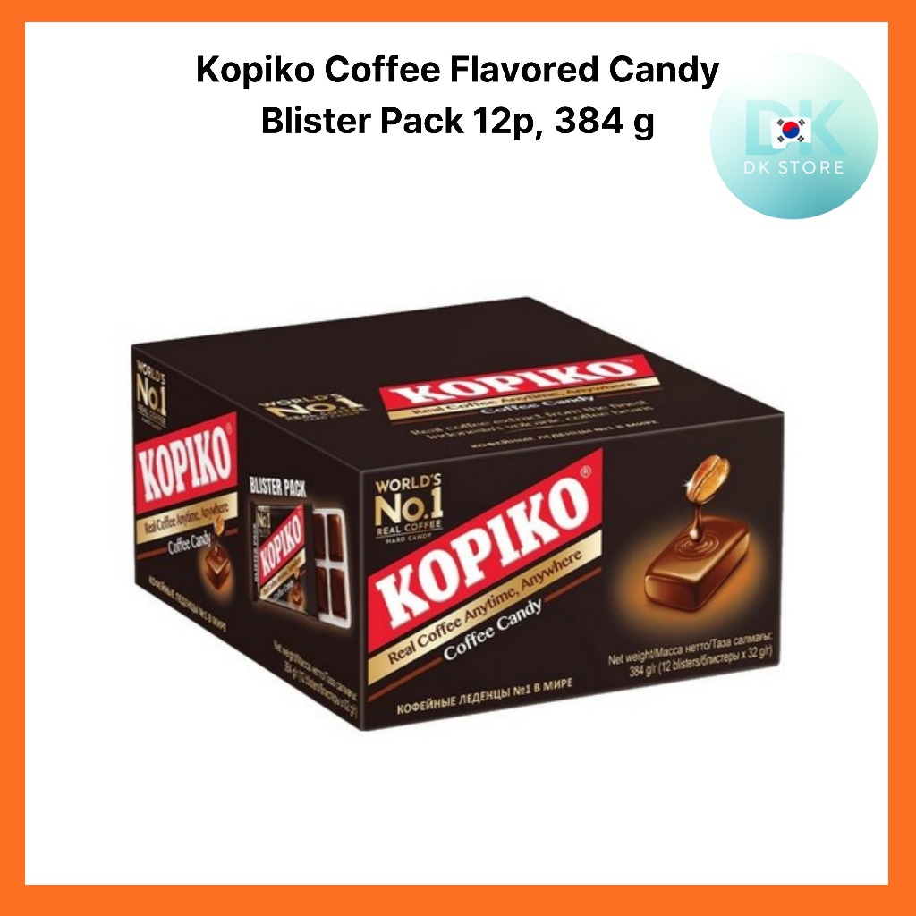 Gói vỉ kẹo cà phê KOPIKO (384g) / Cú đánh cà phê nhanh của bạn, mọi lúc, mọi nơi – Hoàn toàn xuất hi