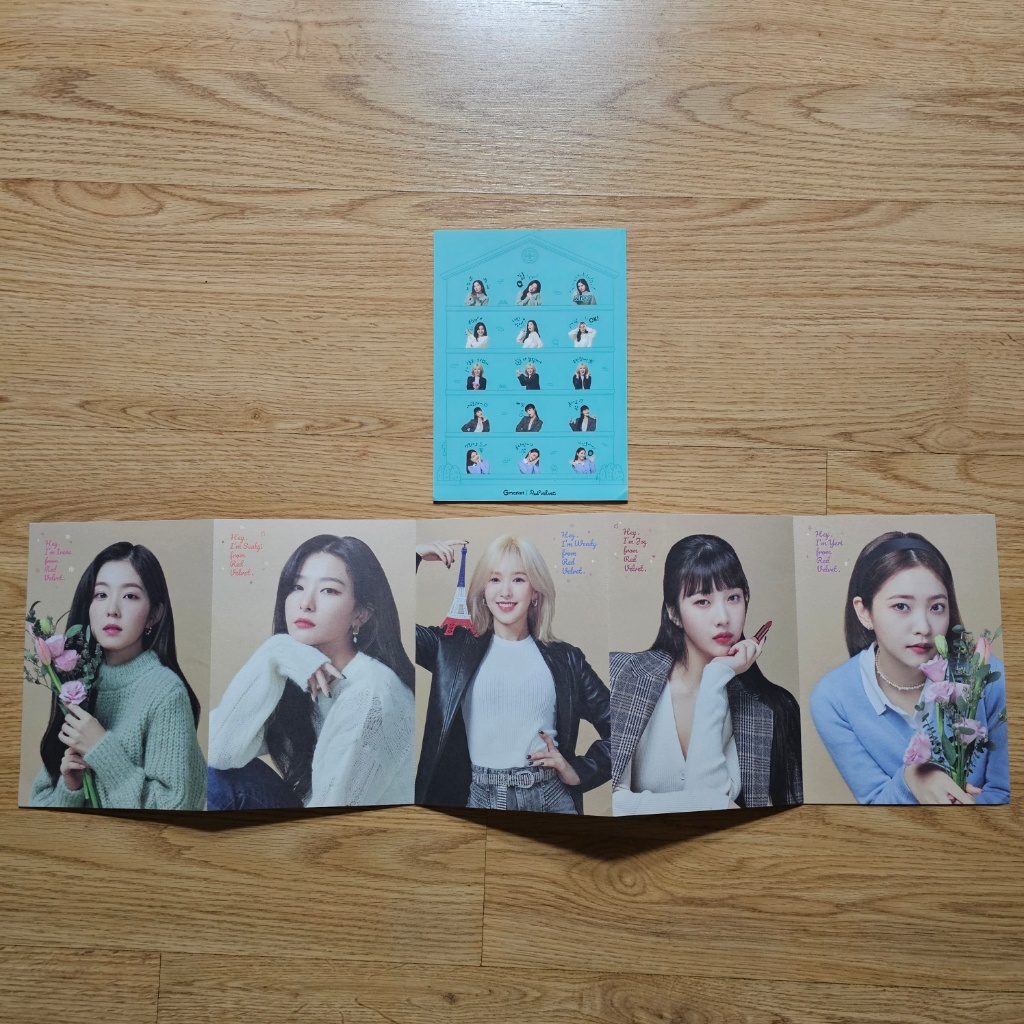 [RARE ITEM] GMARKET x Red Velvet Special Official MINI BROMIDE + STICKER SET