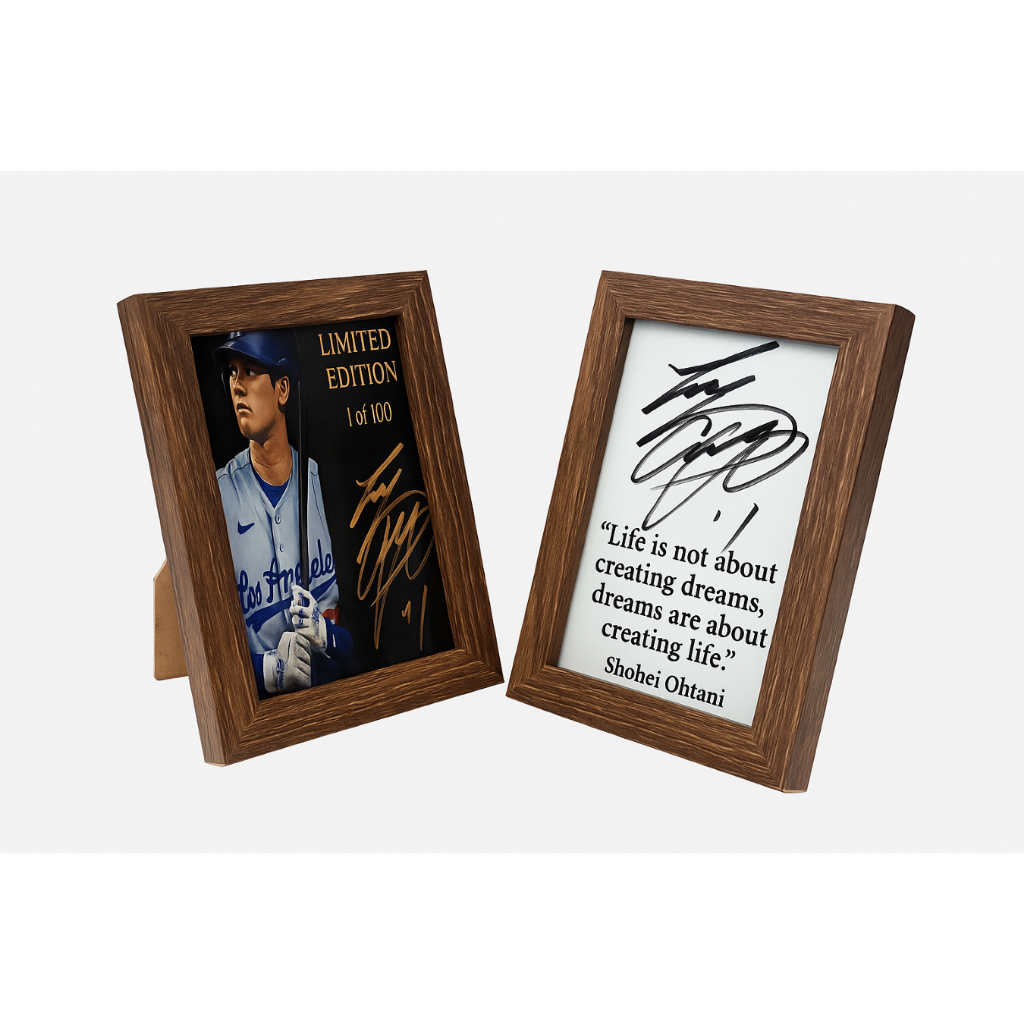 Bộ khung trích dẫn truyền cảm hứng Shohei Ohtani (Phiên bản giới hạn)
