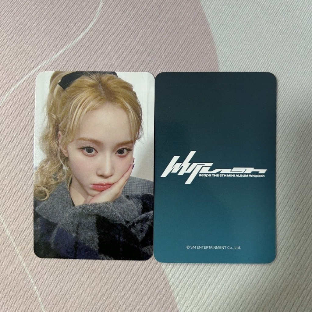Aespa Winter DMM Lucky Photocard – High Ponytail Limited Edition Official aespa Winter (Kim Minjeong