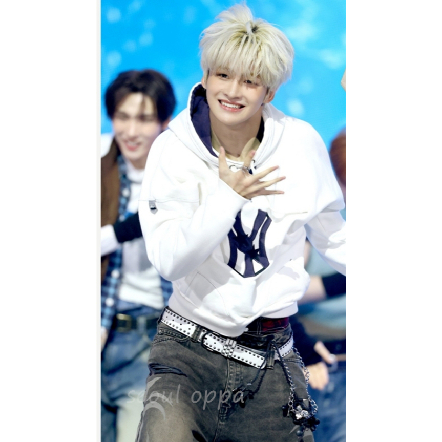 HÀN QUỐC [màu id] SIDE STUD BELT / TWS JIHOON chọn 100% chính hãng