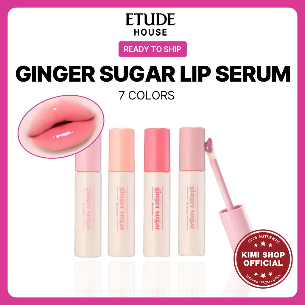 [ETUDE] Serum dưỡng môi đường gừng 13g 7 màu Oliveyoung Best