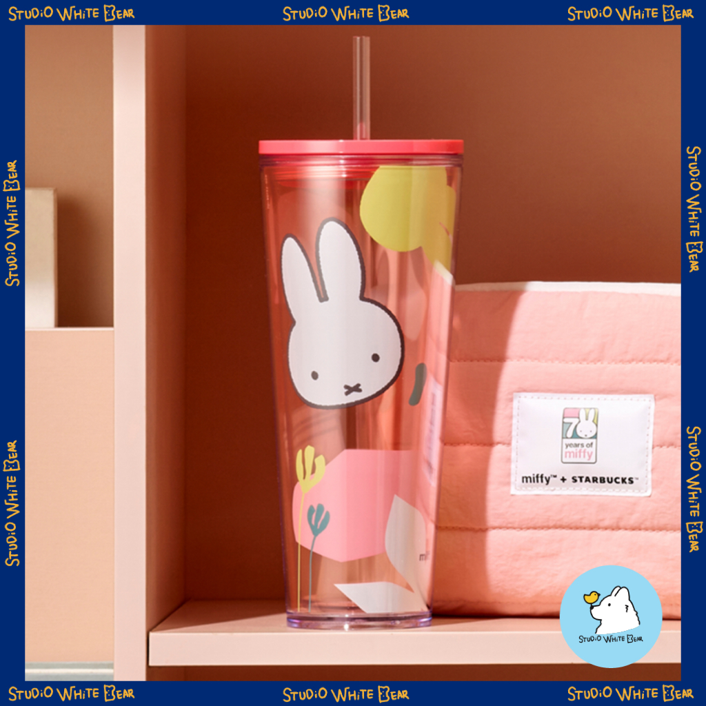 ⭐️HÀNG GIỚI HẠN⭐️[Starbucks x Miffy] Forever Miffy 70th Anniv. Cốc nhựa Edition 710ml