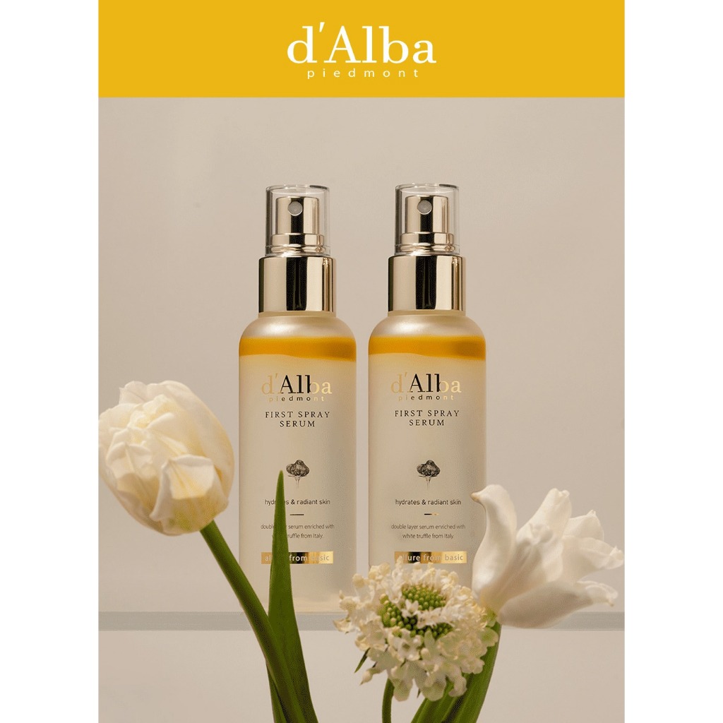 [Dalba x Olive Young] Xịt khoáng cho da căng bóng Dalba First Spray Serum