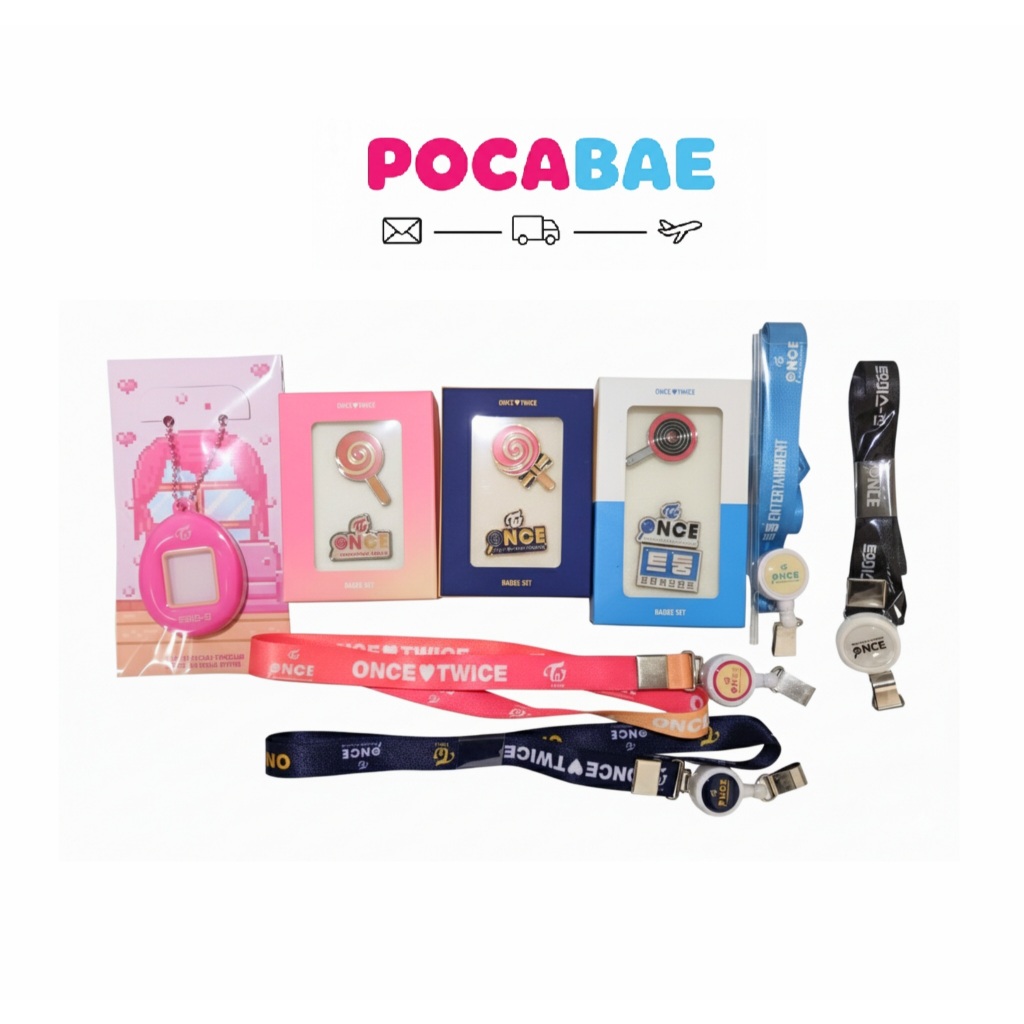 Twice 1st 2nd 3rd 4th 5th Bộ thành viên Fanclub (Mỗi mảnh)