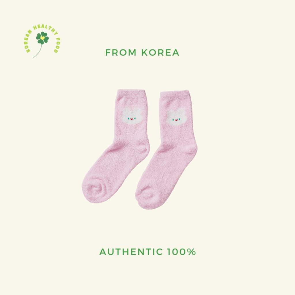 Daiso hàn quốc màu hồng Thỏ vớ ngủ daiso hàn quốc thỏ hồng vớ ngủ