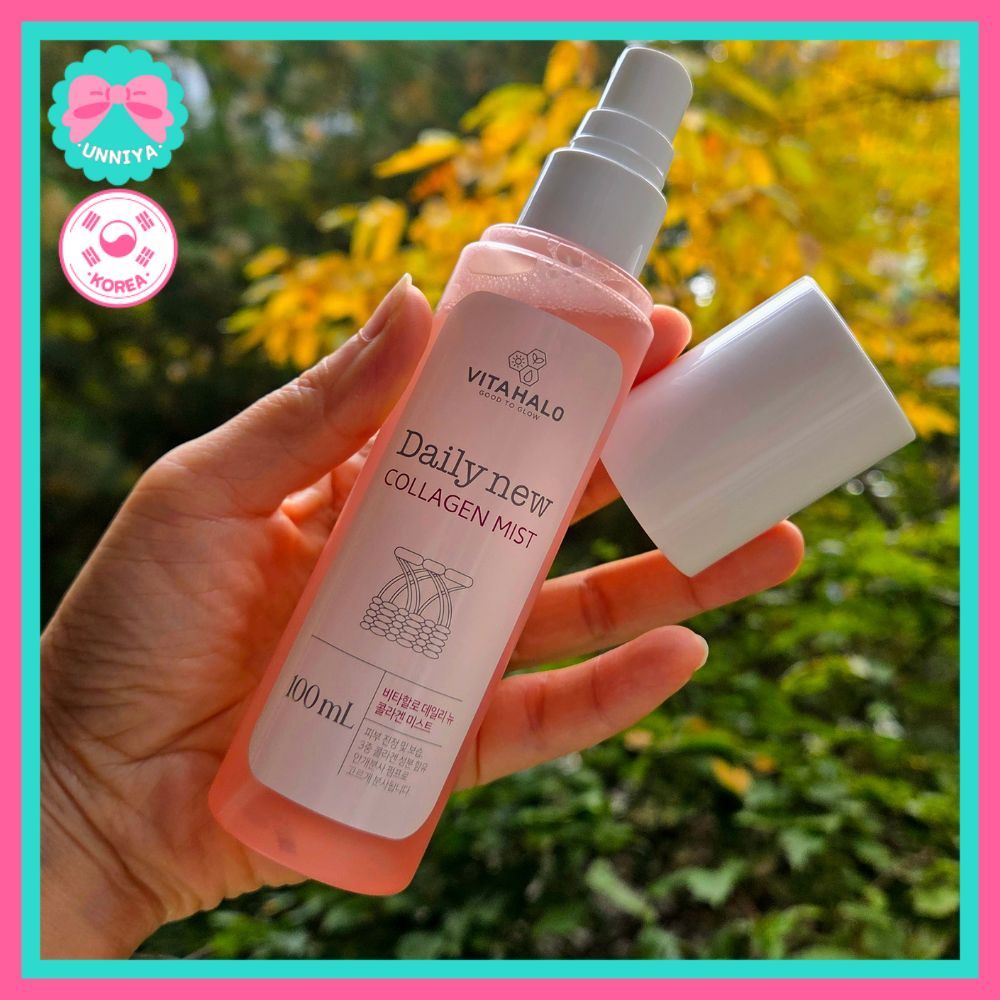 Xịt khoáng Collagen mới hàng ngày VITAHALO, Xịt Hàn Quốc 100ml