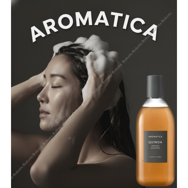 [Aromatica] Dầu gội Quinoa Protein – Chăm sóc tăng cường & phục hồi tóc hư tổn