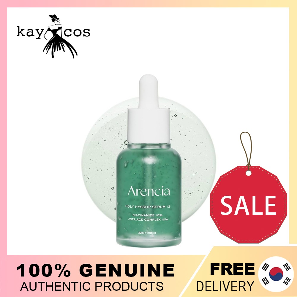 [Arencia] Holy Hyssop Serum 12 30ml | Làm sáng da, mụn trứng cá, phát sáng, làm dịu