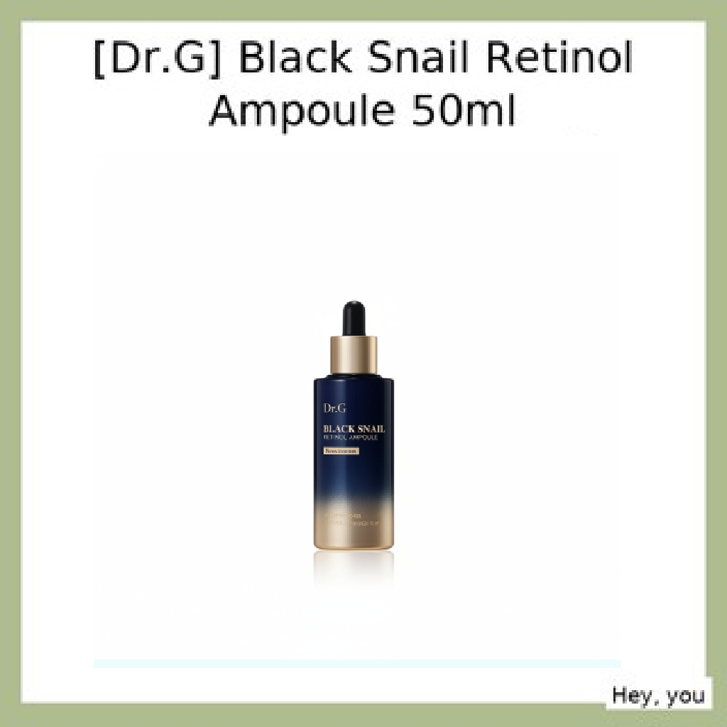 [Dr.G] Black Snail Retinol Ampoule 50ml / Radiance & Texture Care của Hey, you