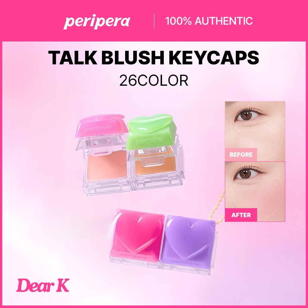 [PERIPERA] Talk Blush Keycap 2.9g | 26 Màu | Kết thúc má hồng mềm