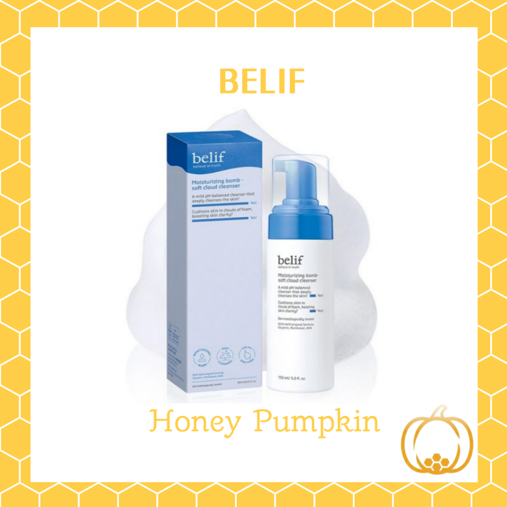 Sữa rửa mặt mây mềm dưỡng ẩm Belif 150ml