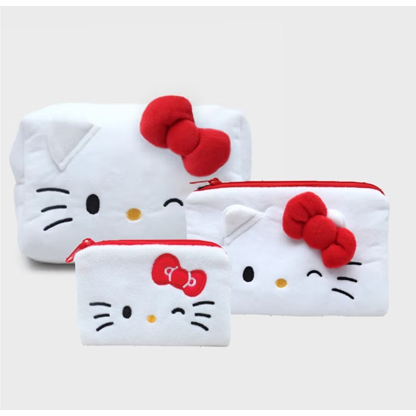 Bộ túi đựng Hello Kitty Ví đựng tiền xu Ví Sanrio