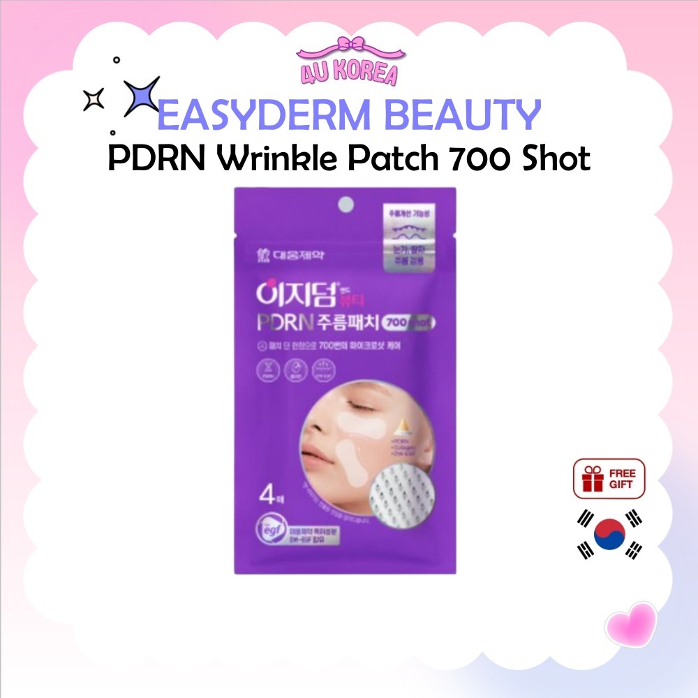 EASYDERM BEAUTY PDRN Wrinkle Patch 700 Shot – 4 miếng dán / K-BEAUTY