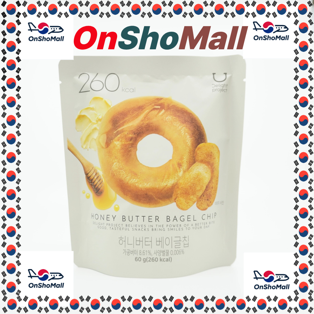 Delight Project Honey Butter Bagel Chips - Sweet Korean K-Snack | Olive Young Crisps dành cho nữ