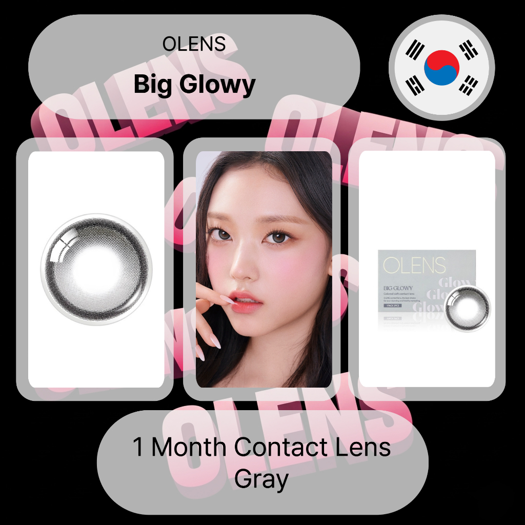 Ống kính tiếp xúc hàng tháng Olens Big Glowy Grey