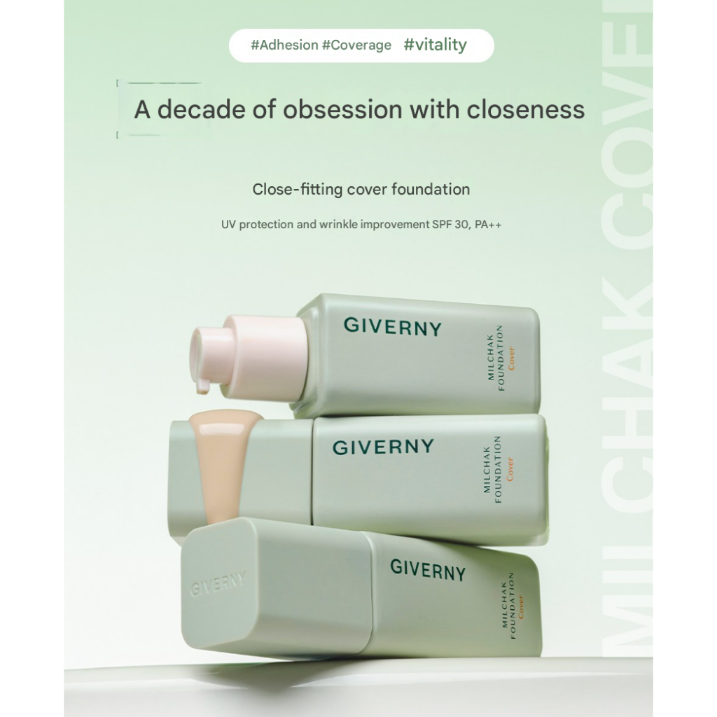 Kem nền dạng lỏng GIVERNY Milchak 30ml – 17 Sứ