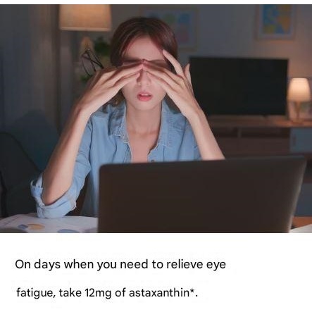 Astaxanthin 12mg cho sức khỏe mắt