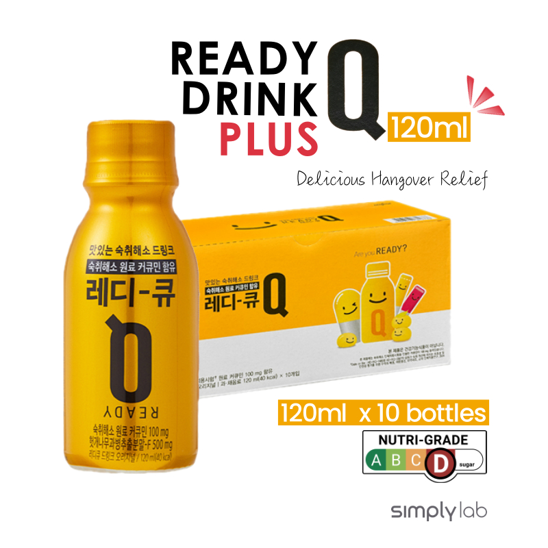 [HANDOK] Nước uống Ready-Q 120ml (Mẫu mới) - Curcumin 100mg, Hovenia & Kế sữa
