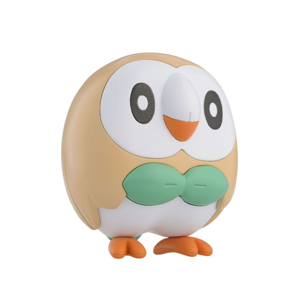 Bộ mô hình Pokémon Bandai Nhanh Rowlet (Mokuroh) – Mẫu nhựa Snap-Fit