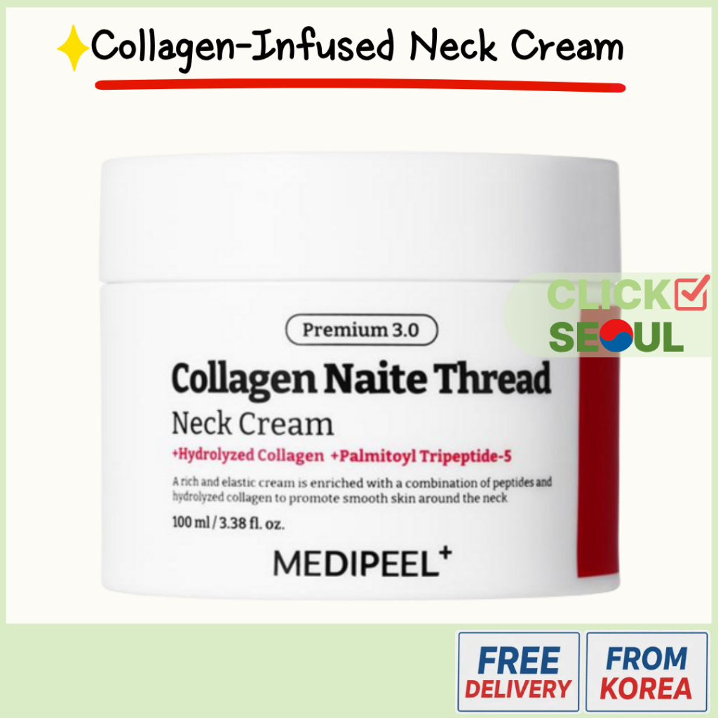 MEDIPEEL Premium Collagen Naite Thread Neck Cream 3.0 100ml Chăm sóc săn chắc nâng chống nhăn