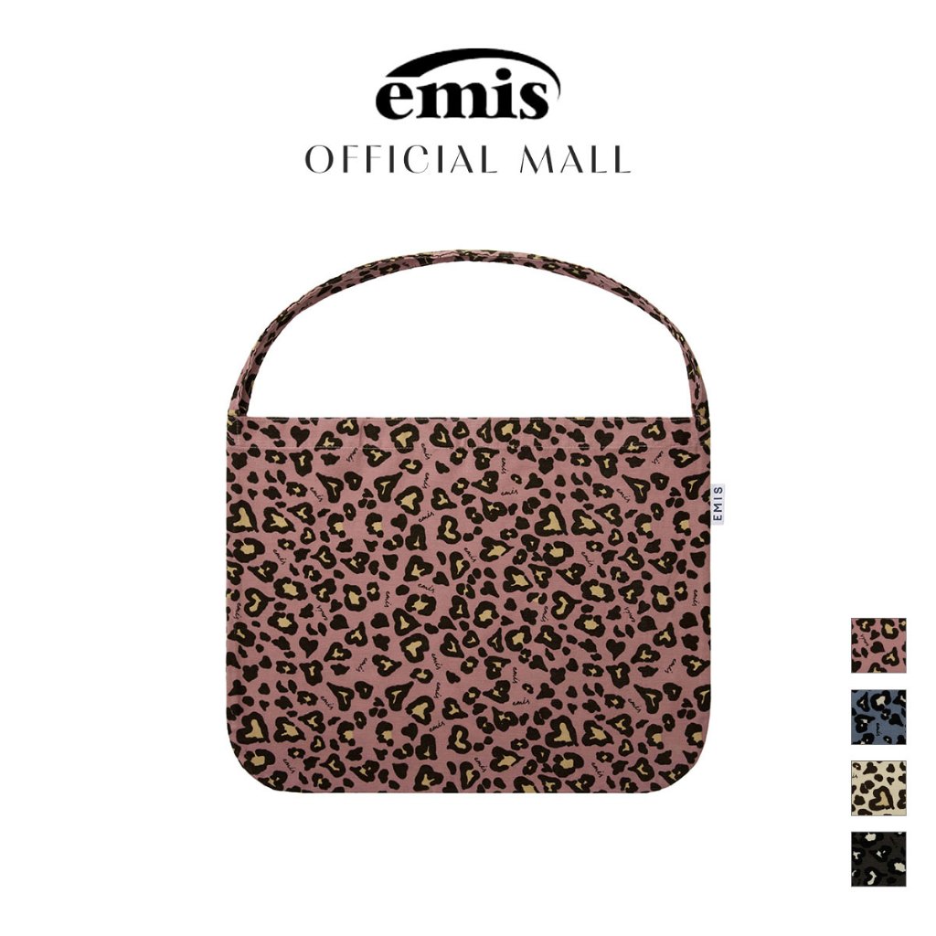[EMIS OFFICIAL] Túi Eco Đeo Vai - Corduroy Leopard Eco Bag I Chính Hãng EMIS Hàn Quốc