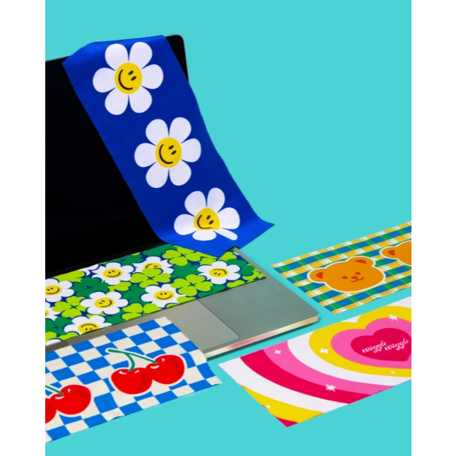🎀【SALE In Stock】Wiggle Wiggle Fabric Keyboard Cover