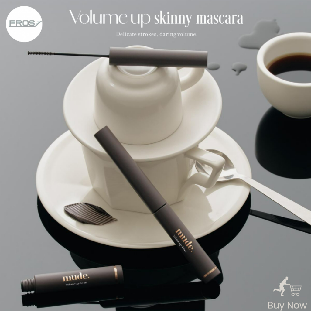 [Mude] Mascara Skinny Volume up / Màu đen ấm áp / 4.5ml