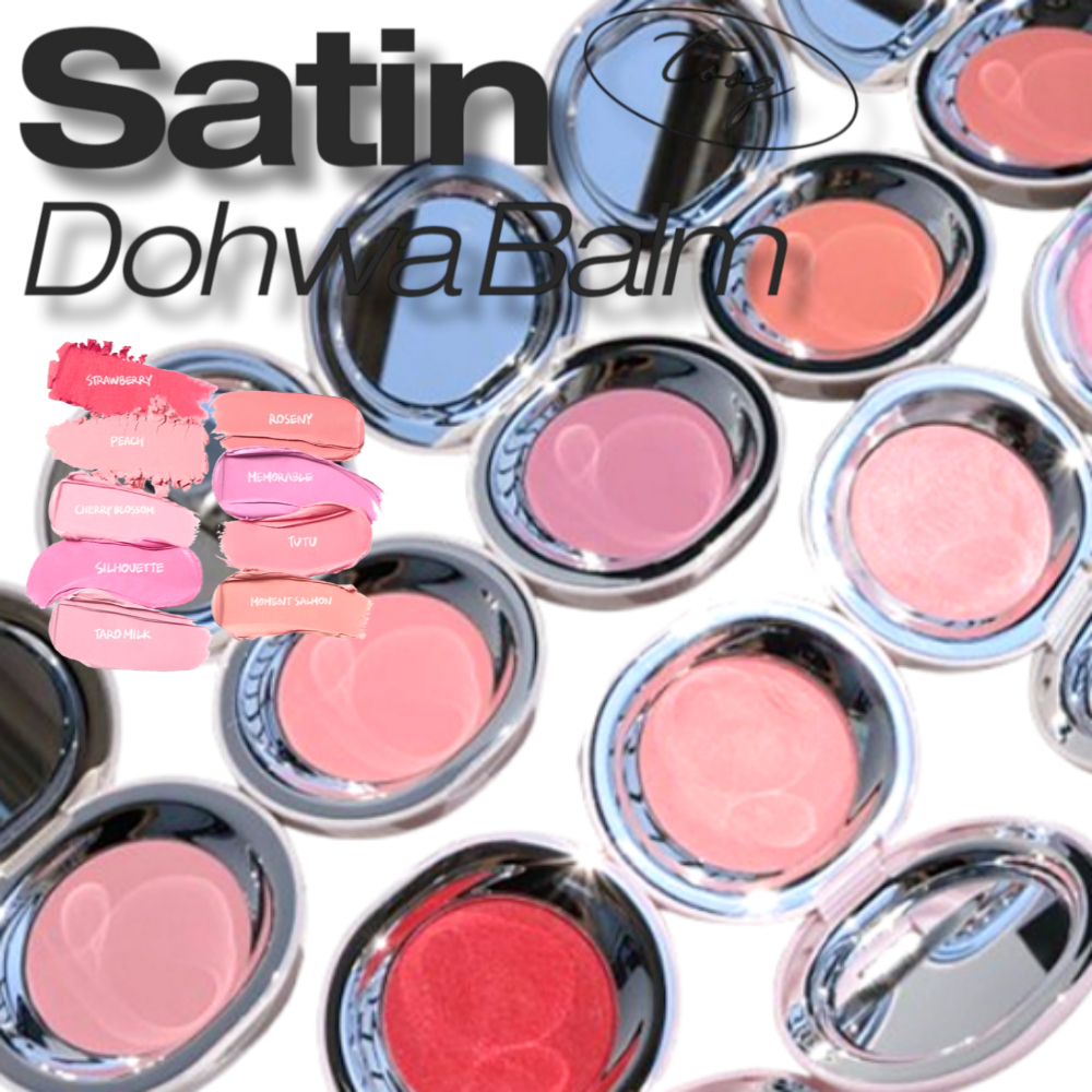 [tooq] Satin Dohwa Balm Trang điểm Blusher Cheek 13 màu