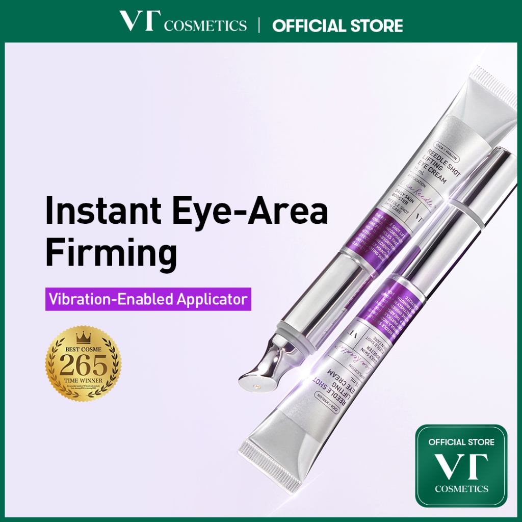 [VT] Kem dưỡng mắt Reedle Shot Lifting 15ml & Refill 15ml Kem dưỡng mắt rung massage Liposome100, Tăng cường độ đàn hồi, Dưỡng ẩm sâu cho vùng mắt [Flagship chính hãng]