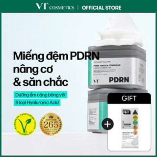   VT  Vegan PDRN Toner Pad 60 miếng | Dưỡng ẩm & Căng bóng  Flagship chính thức  