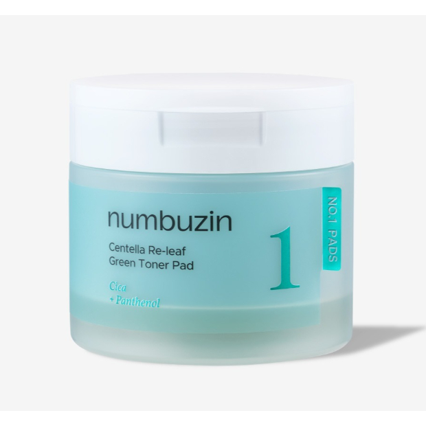 Numbuzin No.1 Cica Re-Leaf Green Pad 70 miếng