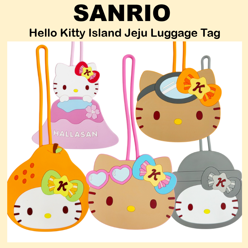 [SANRIO] Thẻ hành lý Hello Kitty Island Jeju 5 kiểu dáng (Hallasan Haeneo Hallabong) Hellokitty
