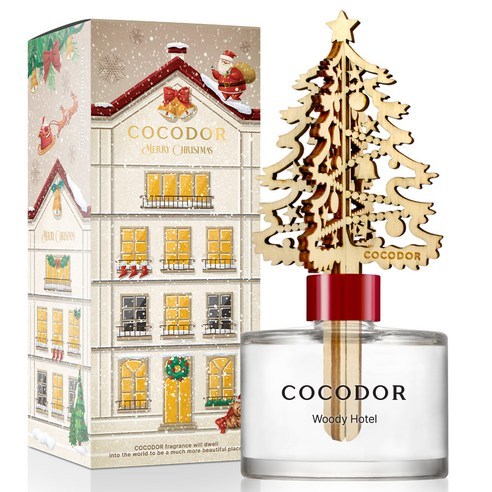 Cocod 'or Christmas Diffuser Joyful Tree 200ml Phiên bản quà tặng Hương thơm gia đình Woody Hotel Sc