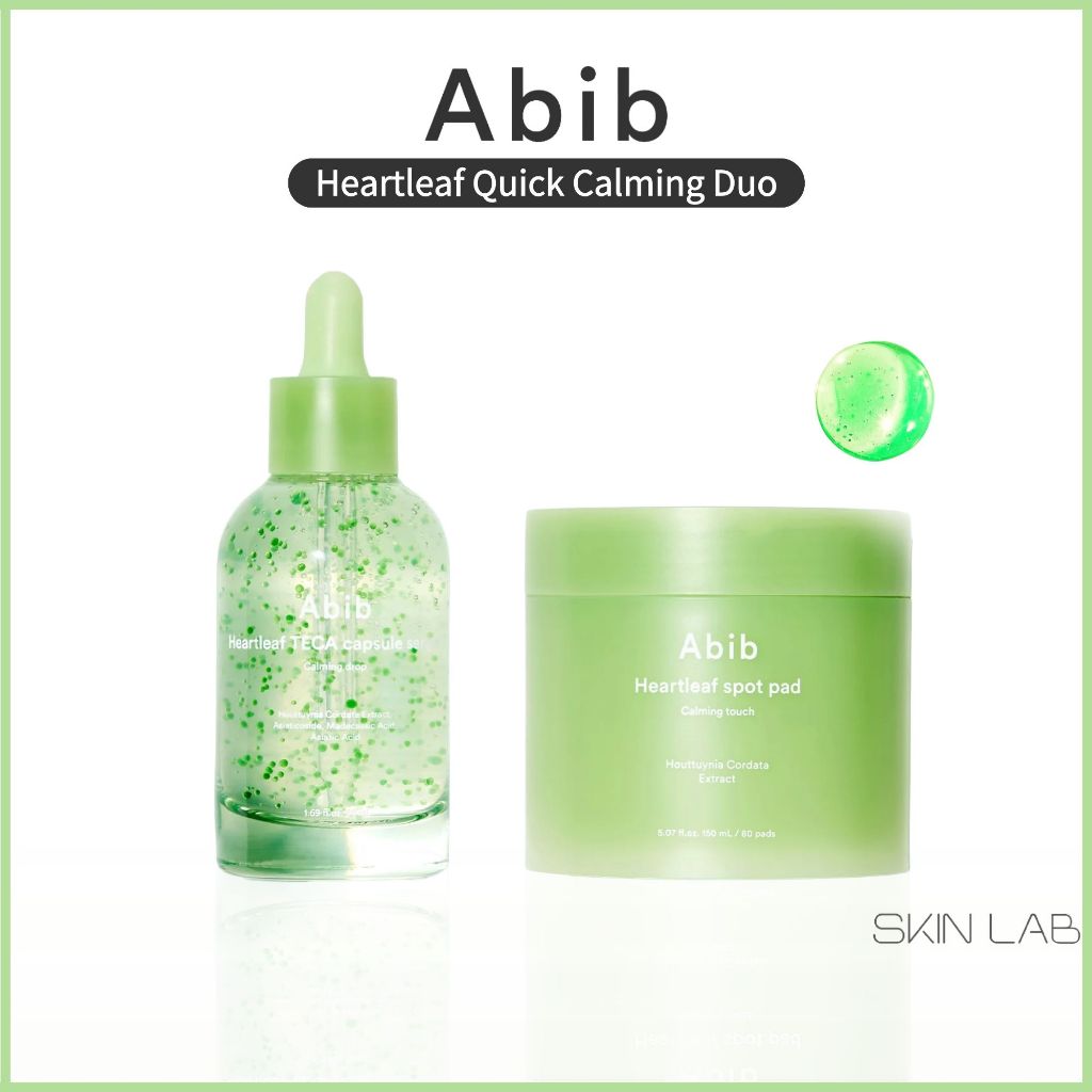 [Abib] [Ship từ Hàn Quốc] Bộ Đôi Diếp Cá Heartleaf Serum + Toner Pad | Cấp Ẩm, Làm Dịu Da