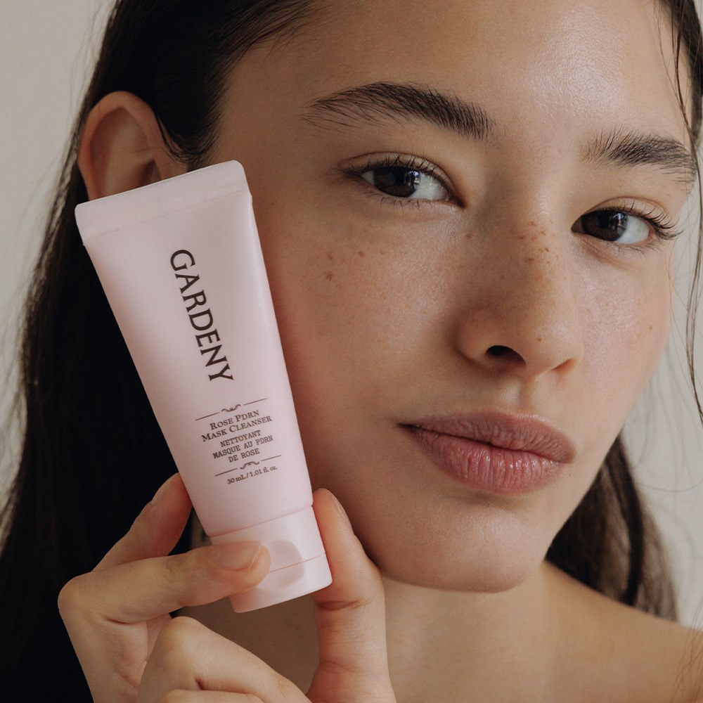 Sữa Rửa Mặt Mặt Nạ GARDENY Rose PDRN Mask Cleanser 30ml Dạng Mask-to-Foam PDRN Hoa Hồng Làm Sạch Sâu