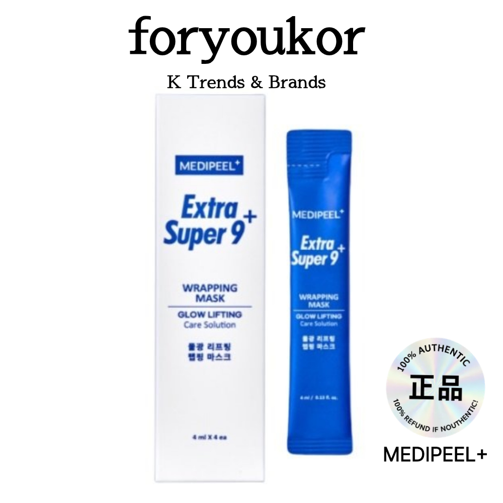 Medi Peel Mask Extra Super 9 Plus Water Glow Lifting Mask 4 ml 4ea, mặt nạ gói Hàn Quốc, mặt hàng nó