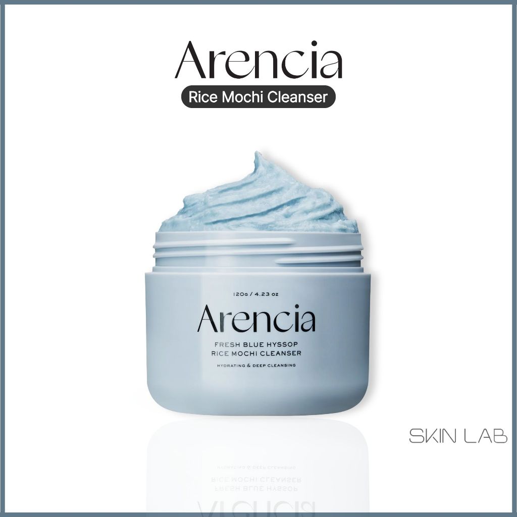 [Arencia] Blue Hyssop+ Rice Mochi Cleanser 120g