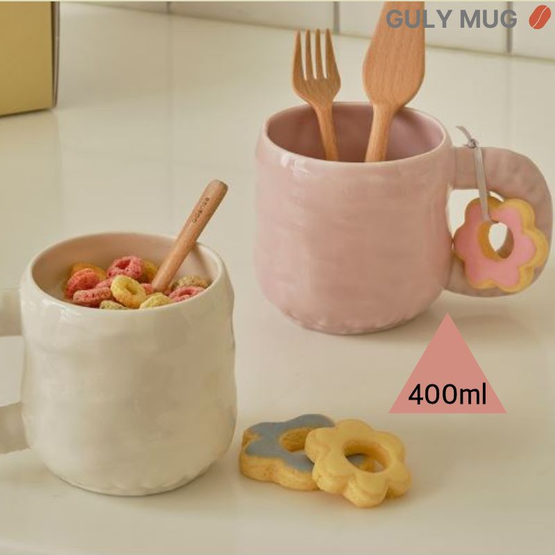 [Odense X Merge] Cốc Xấu Xí 400ml (Ngà / Hồng / Xanh / Vàng)