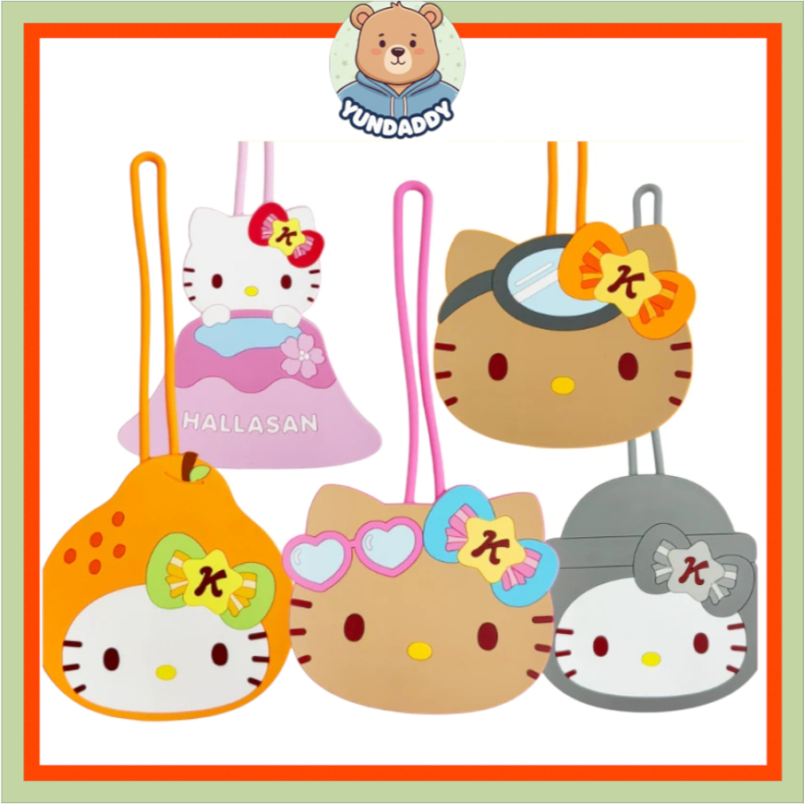 [SANRIO] Thẻ hành lý Hello Kitty Island Jeju 5 kiểu dáng (Hallasan Haeneo Hallabong) Hellokitty