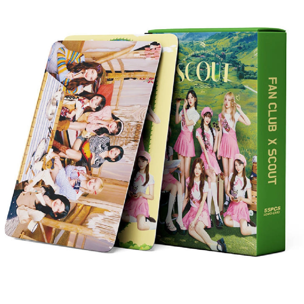 Bộ thẻ nhớ IVE FANCLUB Kpop Lomo 55 chiếc Wonyoung Yujin Leeseo Rei Bộ Photocard không chính thức IV