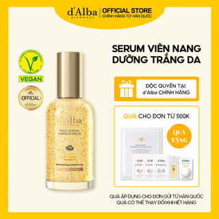   d'Alba Official  Serum viên nang dưỡng trắng da Vita Capsule Serum 50ml 100ml  Bản nâng cấp  