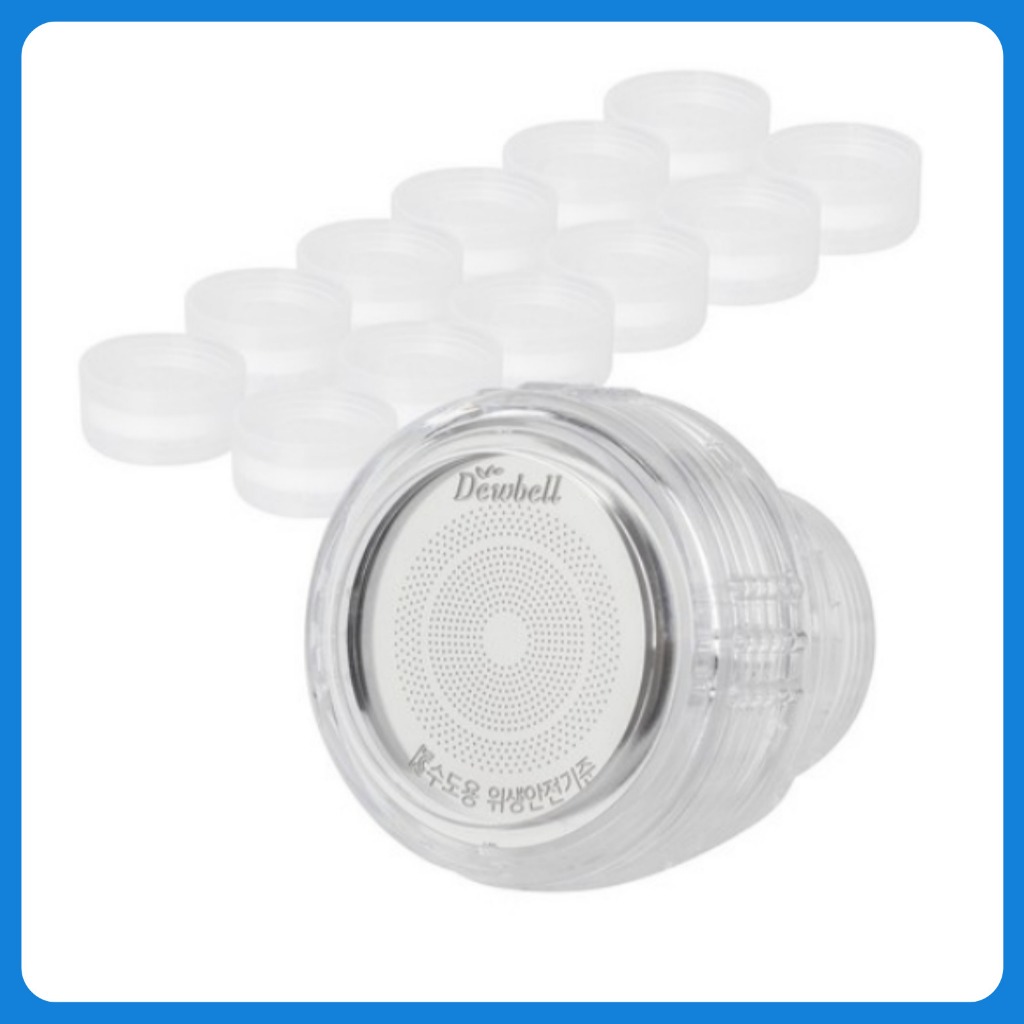 Bộ lọc bồn rửa Dewbell · Bộ lọc trước vòi + 12 miếng nạp lại · Phụ kiện vòi nước dễ dàng lắp đặt
