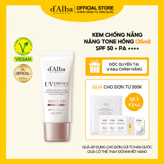   d'Alba Official  Kem chống nắng Nâng tone 35ml Vegan SPF 50 + PA + + + Sun Block Tone Up Kem chống nắng sử dụng nhẹ nhàng và an toàn 