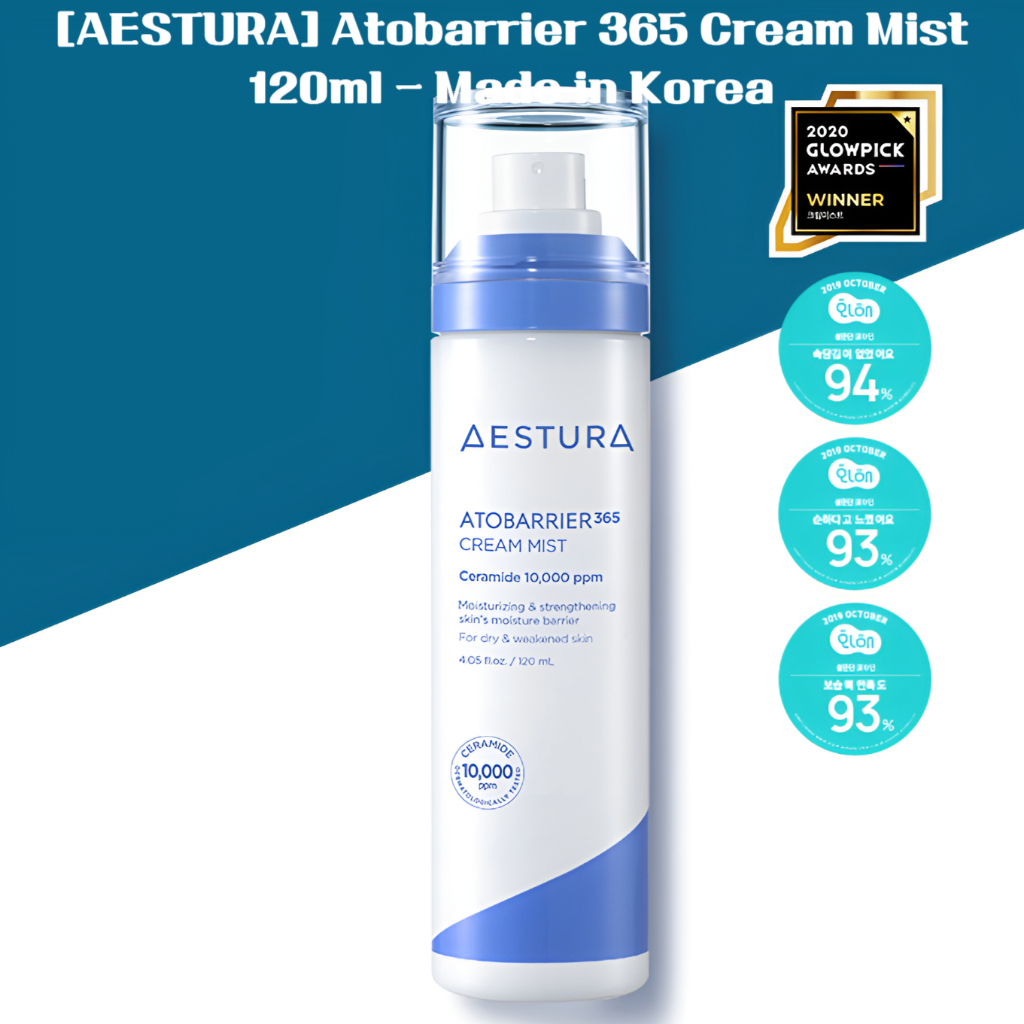 [AESTURA] Xịt Kem Atobarrier 365 120ml / Ceramide 10.000ppm