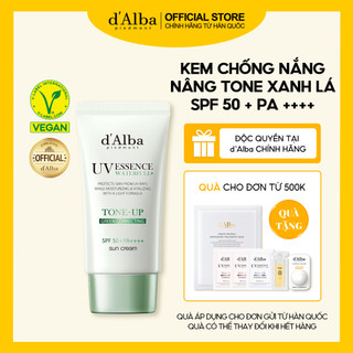   d'Alba Official  Kem chống nắng Nâng tone Xanh lá White Truffle Tone Up Green Correcting Suncream 50ml 